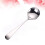 Stainless Steel Soup Spoon Smooth Handle 3pcs 1