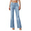 Schmal geschnittene Damen-Bootcut-Jeans mit Taschen 1