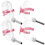4Pcs Pet Hamster Water Bottles Automatic Cage Hanging Drinking Bottle 8