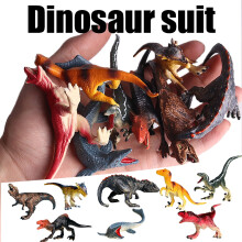 16PC Mini Dinosaur Figures Toys, Spooky Simulation Models for Kids, Cake Topper & Playset – Compatible with Dino Themes
