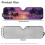 Purple Sunset Palm Trees Windshield Sunshade for Jeep 7