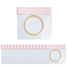 Clear EVA Jewelry Storage Bags Anti-Tarnish 15pcs