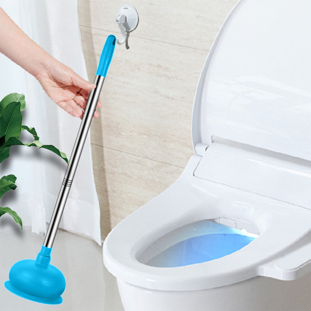 Toilet Pipe Toilet Unclogger Tool For Household Kitchen Blockage High Pressure Toilet Suction And Suction Rubber Plunger Home Decor 9087558613594
