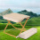 Folding Stool Handbag Style Portable Lightweight 11x10x10in 1