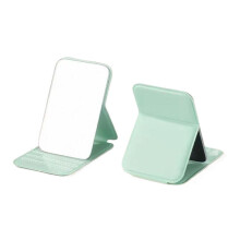 Foldable Double Sided Travel Mirror Waterproof Compact for Makeup and Skincare