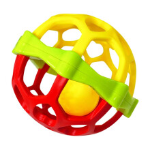 Baby Rattle Balls, Sensory Montessori Toy, Food-Grade Stretchy Silicone Teething Toys, BPA-Free, Easy-Grasp for 0-12 Months