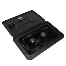 Motorhome Exterior Shower Kit Hot Cold Water Adjustable with Lock Keys