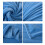3Pcs Extra Warm Blue Flannel Fleece Blankets for Winter Use 2