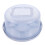 Round Cake Carrier Blue PP 1Set 9.8In 1