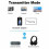 Δέκτης πομπού4σε1Bluetooth5.0Ασύρματος ήχοςΠροσαρμογέας USB Aux 3,5 χιλιοστών 2