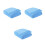 3Pcs Extra Warm Blue Flannel Fleece Blankets for Winter Use 3