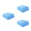 3Pcs Extra Warm Blue Flannel Fleece Blankets for Winter Use 6
