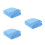 3Pcs Extra Warm Blue Flannel Fleece Blankets for Winter Use 8