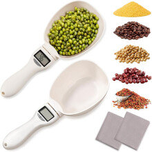 2pcs Digital Measuring Spoon, Electronic Food Scoop Scale, Kitchen Gadgets for Cooking, Baking, Dog & Cat Pet Food