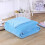 3Pcs Extra Warm Blue Flannel Fleece Blankets for Winter Use 9