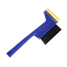 Car Snow Brush Scraper with Shovel and Squeegee, Heavy-Duty Ice Removal Tool, Non-Damaging Winter Vehicle Cleaner, Foam Handle for Comfortable Grip