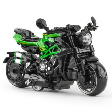 Alloy Metal Diecast Motorcycle Model Toy, 1:12 Scale Die-Cast Motorcycles, Pull Back Function Toy Moto Bike for Kids Boys Girls Ages 3 and up