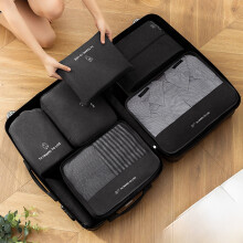 7-Piece Travel Organizer Bag Set for Clothes, Shoes & Accessories – Lightweight, Durable, Compatible with All Suitcases