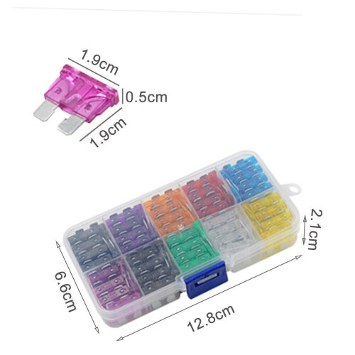 Car Fuse Assortment Kit Standard Blade 120 Pcs 2