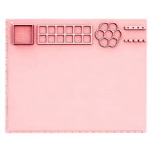 Mat Mess Silicone Art Pad for Kids & Adults—Washable, Safe Silicone Pad for Acrylic, Watercolor & Crafts, Indoor/Outdoor Use, Compatible with Art