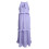 Dames Boho Maxi Jurk Paars L 5