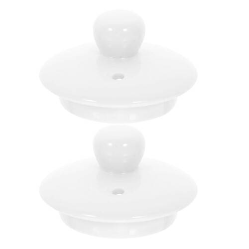 Ceramic Teapot Lid Replacement Vintage Style 2 pcs