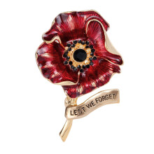 Remembrance Day Brooch Pin Veterans Memorial Boutonniere Lapel Accessory