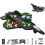 Pro Plane RC Stunt Fighter Toy with LED Lights 3 Speed Modes 1