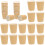 Yellow Paper Coffee Cups Ergonomic Design 6 oz 3