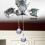 2 Sets Light Pull Chain Extension Fan Pulls Decorative with Connector for Chain Ceiling Fan,1 Meter Length Each 4