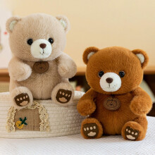 Pluche teddybeerpop van 25 cm