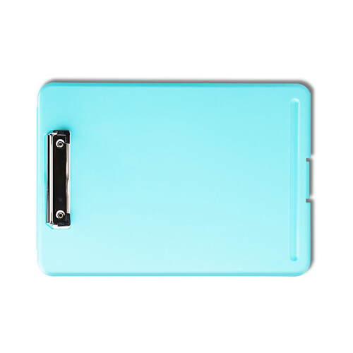 Green Plastic Clip Board, Space Saving Stationery for Test & Documents