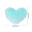 Faux Rabbit Fur Heart Pillow Soft Plush Decorative Cushion 2
