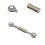 1 1/2" Adjustable Tensioning Rod Alternator Support Bracket for Bbc 350 6
