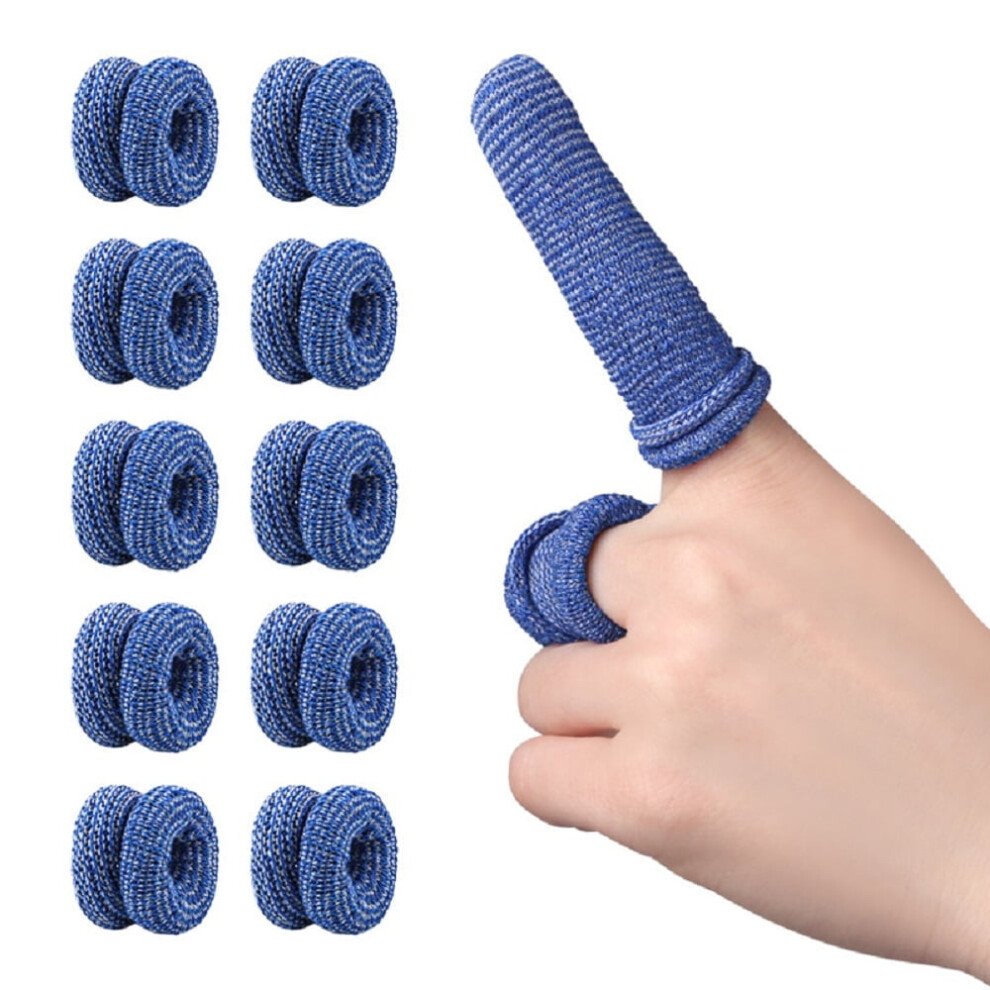 10-Pack Tubular Finger Bandages â Elastic Cotton, Breathable, for Sprains, Swelling, Cuts | Sports, Gardening, Work | Compatible with Standard Sizes
