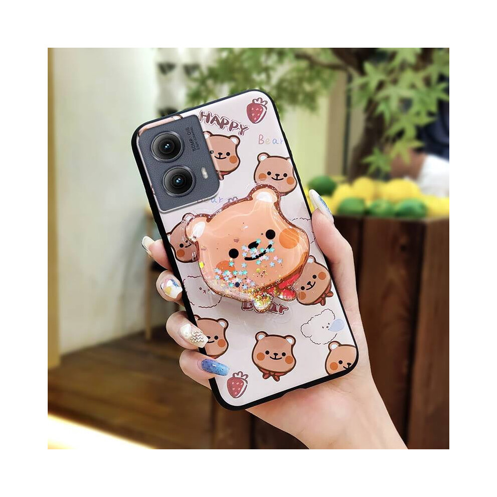 Moto Edge 5G 2024 Phone Case Â Waterproof, Anti-Knock Tpu With Rotatable Kickstand & Quicksand Design 9065194431321