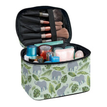 Cosmetische tas, draagbare ophangorganizer met olifantendesign