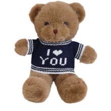 Cuscino a forma di orsetto per San Valentino – Cuscino decorativo in peluche, confezione da 1