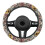 Aztec Tribe Deer Print Steering Wheel Cover 15" Flannel 8