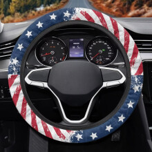 American Flag Steering Wheel Cover 15 inch Breathable