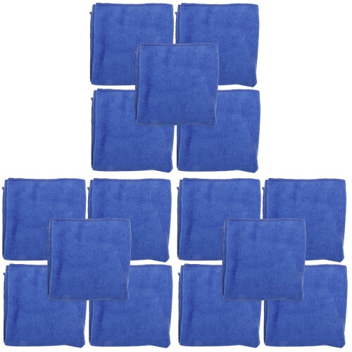 15Pcs Blue Microfiber Cage Blankets for Guinea Pig Hamster Bedding 2