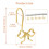 Kroker for dusjforheng i jern/sinklegering, 12 stk. 2
