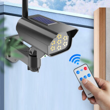 Sicherheitskamera mit Bewegungsmelder und blinkender LED für den Außenbereich, geeignet für Garten und Gewerbe