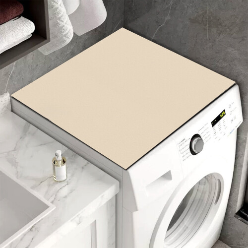 Solid Color Absorbent Drainage Mat, Compatible with Refrigerator & Washer, Soilproof Kitchen Mat, Easy Clean & Scratch-Protective