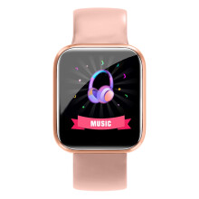 Smartwatch für Kinder, wasserdicht, Fitness-Tracker, mehrsprachig, Kalorienzähler, Wecker – Tolles Geschenk für Kinder ab 6 Jahren (Pink)