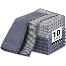 10-Pack 2-Layer Non-Scratch Wire Dishcloth