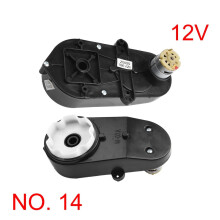 Motor de dirección con caja de cambios de 6V/12V para coche eléctrico infantil, coche de juguete para montar.
