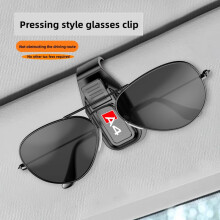 Clip para colgar gafas en la visera del Audi A4Auto, ABS, soporte multifunción para gafas de coche.