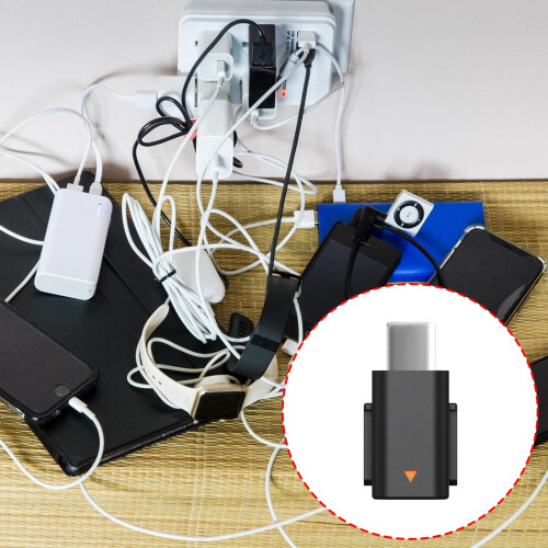 Smartphone Sound Adapter with Double Interfaces 90-Degree 1