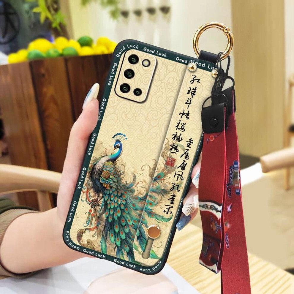 Samsung Galaxy A03s Silicone Phone Case With Wristband And 9165521219629
